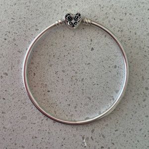 Pandora Moments Heart & Butterfly Bangle
